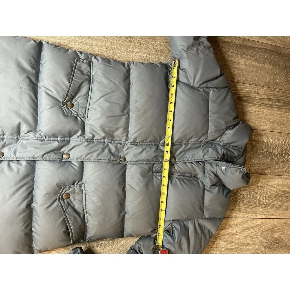 Lauren Ralph Lauren Down Quilted  Full Zip Puffer Parka‎ Coat Jacket Blue Sz L